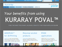 Tablet Screenshot of kuraray-poval.com